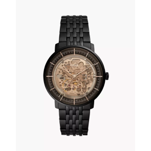 Bracelet de montre Fossil ME3163 Acier inoxydable Noir 22mm